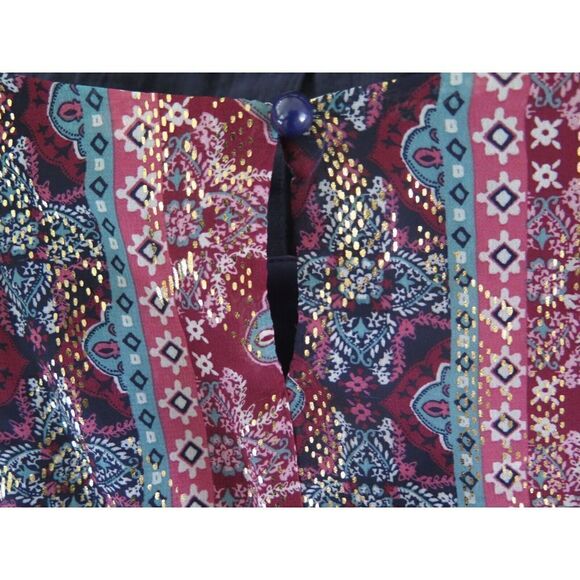 Amy Byer 2207Q7T Girl's Sz 16 Multicolor Harvest HMC Knee Length Dress $58+ - Picture 9 of 12